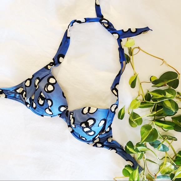 Victoria’s Secret 34D Bikini Top in Blue - Picture 1 of 5
